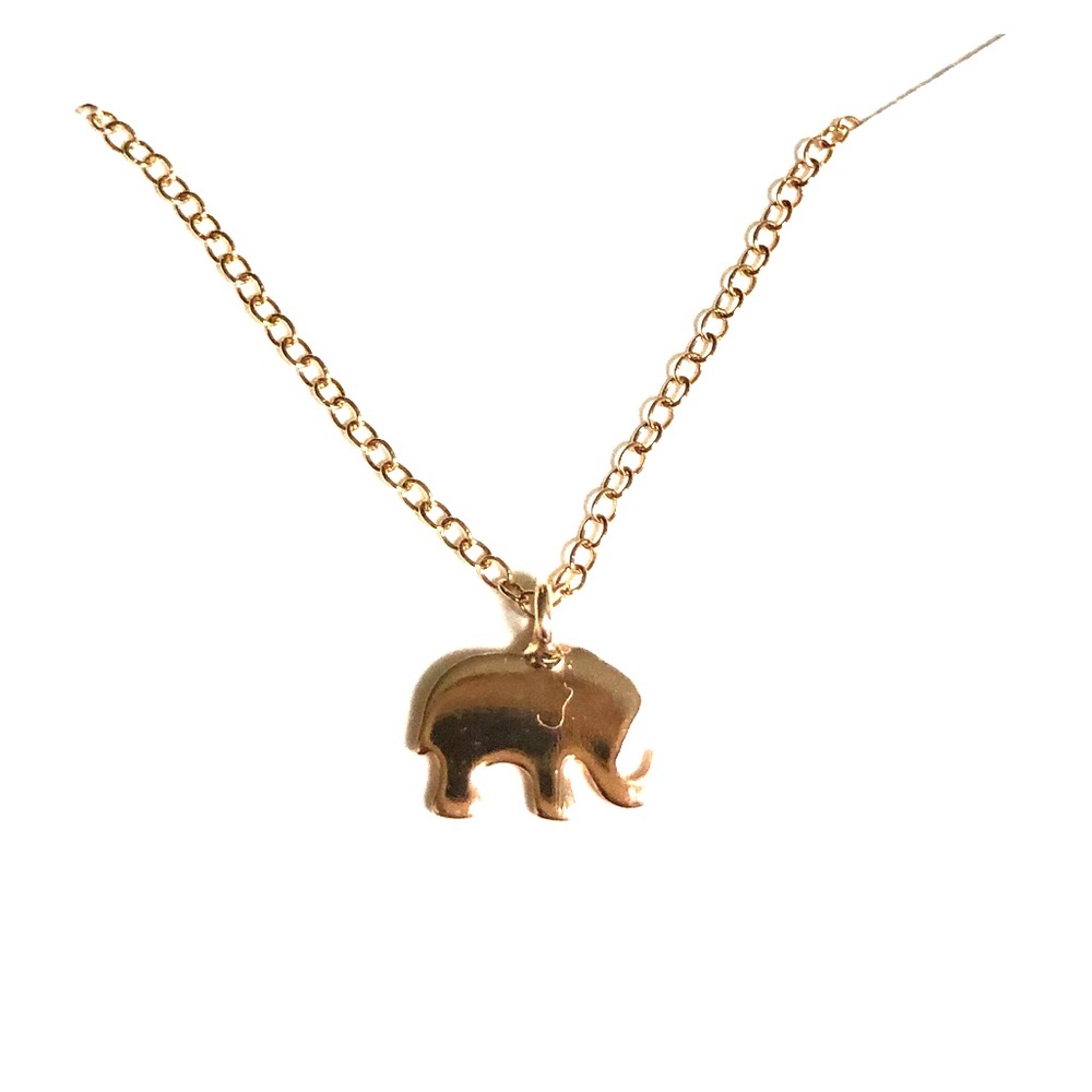 Rose Gold Elephant necklace